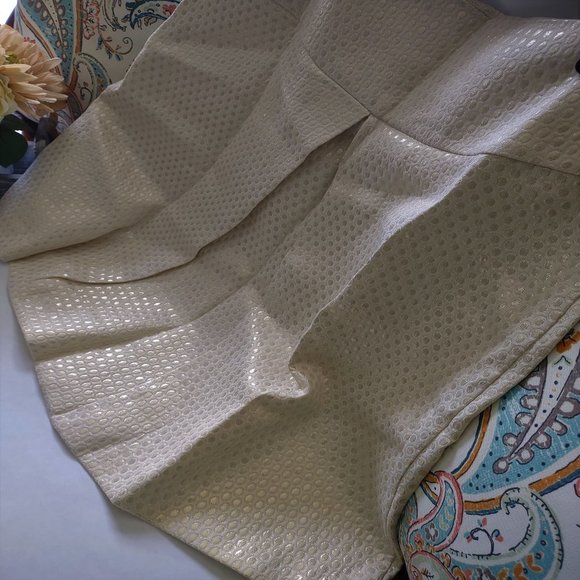 NWT Gymboree Womens Holiday Brocade Skirt Metallic detail Size 14 Brand New - Picture 8 of 9